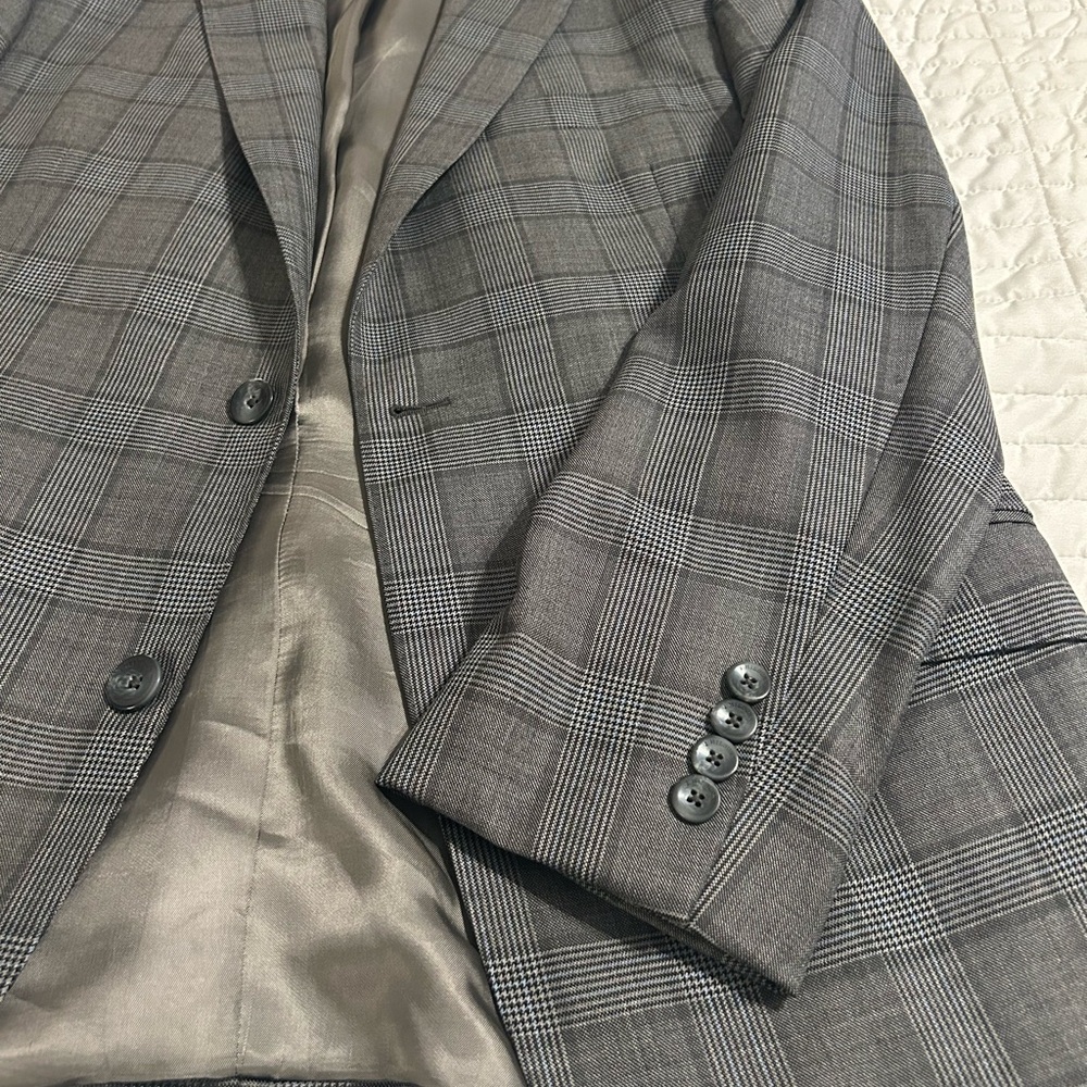 J Hilburn Custom Men’s Blazer 40R Vitale Barberis Canonico Wool Sport Coat - Picture 4 of 8